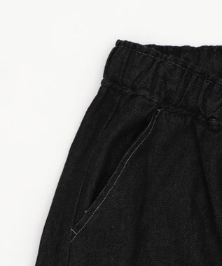 WEGO 【ウエストゴム/2WAY】2WAYデニムカーゴパンツ デニムブラックソノタ