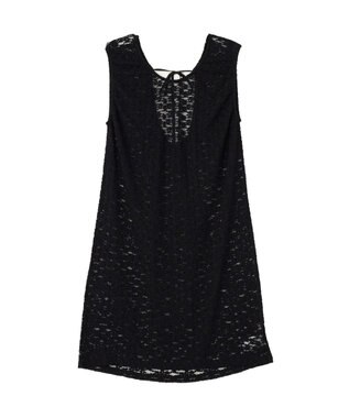 earth music&ecology 【2WAY】レースギャザーワンピース Black