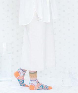 COQ フワリ シアーラメソックス ピンク