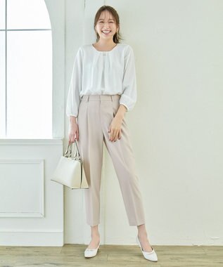 ANY 【洗濯機可】フロントタックブラウス オフ