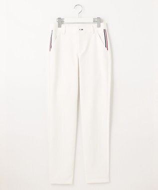 23区GOLF 透けにくい白！【WOMEN】トリコットツイル  ベーシックパンツ ホワイト系