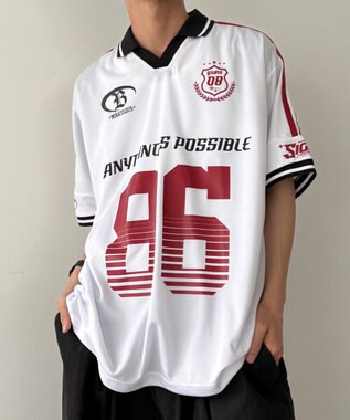 WEGO ナンバリングサッカーT（SS） ホワイト