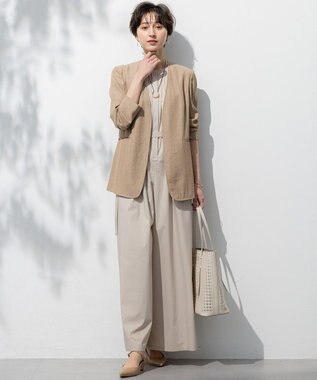 23区 【GOLD LABEL】ナチュラルシャンブレー ジャケット ベージュ系