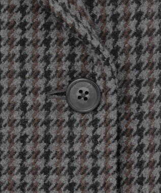 J.PRESS LADIES ツイード チェック Pコート グレー系3