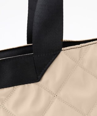 ANY キルティングトートバッグ ベージュ