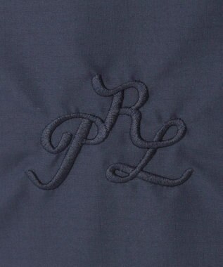 MOONBAT POLO RALPH LAUREN(ポロ ラルフローレン) PRL刺繍 ショルダー レインバッグ  無地 ディープブルー