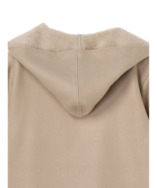 Green Parks ２ｗａｙフード裏ボアミディ丈コーディガン Beige