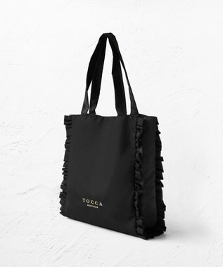 TOCCA 【再入荷！ヨンアさんコラボ】WAVES TOTE BAG トートバッグ ブラック系