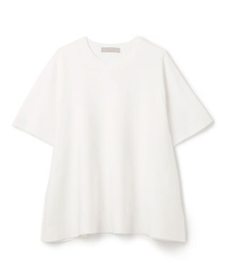 UNFILO ハーフスリーブ ペプラムニット オフ