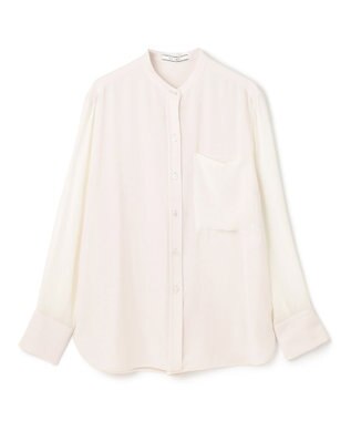 BEIGE， 【WEB限定・洗える】CELOSIA / シアースリーブスタンドカラーブラウス Off White