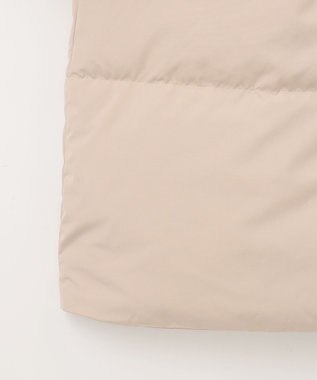 GRACE CONTINENTAL ファーパーツ付ロングダウン ベージュ