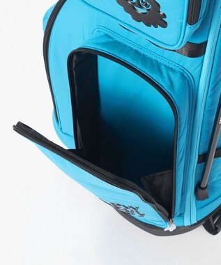 PW CIRCULUS 【UNISEX】デタッチャブル キャディバッグ シボ感のあるナイロンワッシャー素材 スカイブルー系