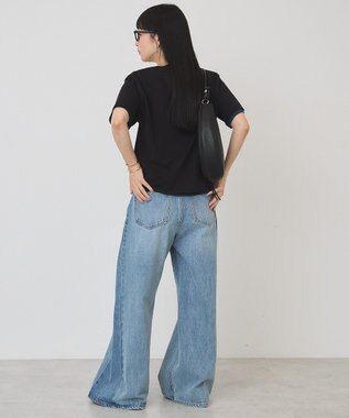 AMERICAN HOLIC 【2点セット】レイヤードシアーTシャツ Black