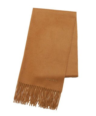 MOONBAT 【洗えるカシミヤ】FURLA カシミヤ100％ 無地ビッグマフラー／幅50cm キャメル