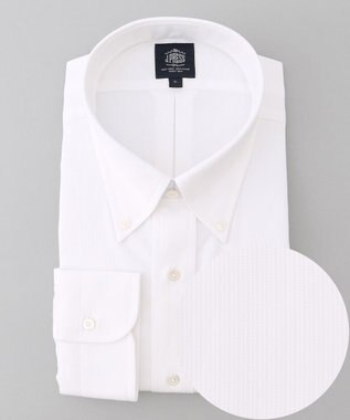 J.PRESS MEN 【KING SIZE】【PREMIUM PLEATS / 形態安定】スーピマコットンマイクロストライプ シャツ/B.D.