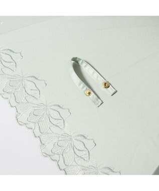 UNBILLION cache nez / フラワーラメ刺繍ショートパラソル グリーン