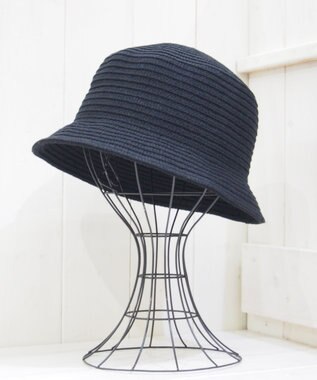 石田製帽 エコリウール　バケットハット ブラック