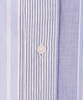 J.PRESS YORK STREET 【UNISEX】マルチストライプ シャツ サックスブルー系7