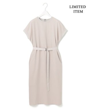 ICB L 【WEB限定・接触冷感・UVケア・速乾・防シワ・洗える】 FluidBackSatin  ワンピース トープ系