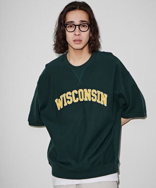 WEGO グラフィックスウェットT（S） ダークグリーン