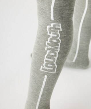 FILA GOLF／marie claire 【LOUDMOUTH】ロゴ入りニーハイソックス Light Gray