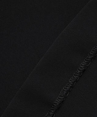 BEIGE， RUE / ドライタッチVネック配色ステッチブラウス Black