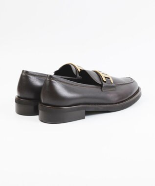 BONTRE 【Oggi 2月号掲載】【LucaGrossi/ルカグロッシ】幾何学ビットローファー/K072M-UA ダークブラウン