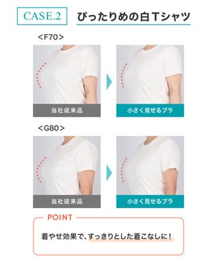 WACOAL 【小さく見せるブラ】 シンプル ブラジャー 着やせ効果 コンパクトにメイク バストの突出をおさえる 背中の段差を軽減 大きいサイズ レディース BRB452 /ワコール ピーチ