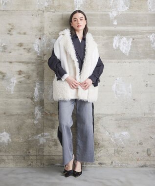 【LOU ANDREA】フェイクポケットジレ