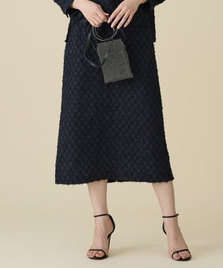 自由区 S 【セットアップ対応】ワッシャーカットジャカード スカート