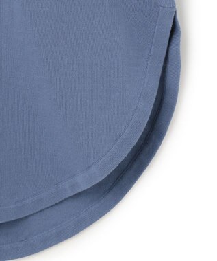 ICB L 【洗える】ガスコットンハイゲージ ノースリーブニット スマルトブルー系