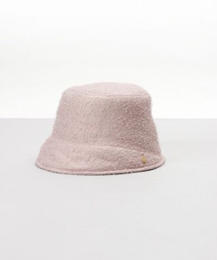 AURORA 【 LANVIN en Bleu （ランバン オン ブルー）】フィルムジャガード横ハギバケットハット ピンク