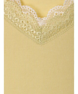 earth music&ecology ダブルレースタンクトップ Yellow