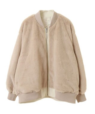 earth music&ecology リバーシブルMA-1 アイボリー