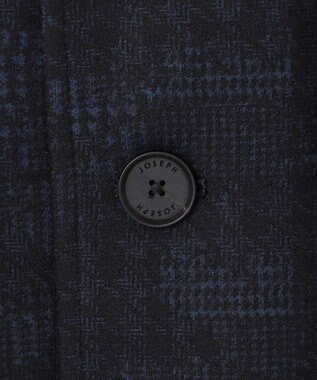 JOSEPH HOMME パッチジャガードジャージー　チェスターコート ネイビー系3