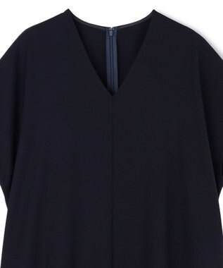 BEIGE， VIRGILE / Vネックリラックスワンピース Navy