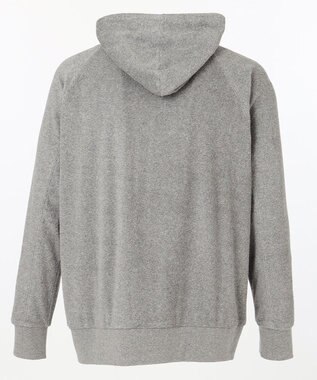 JOSEPH ABBOUD MOUNTAIN 【SPACE】OGスラブパイル パーカー ライトグレー系