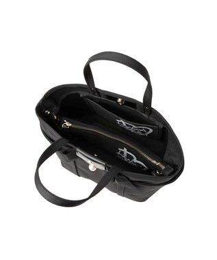 LANVIN en Bleu LANVIN en Bleu ランバンオンブルー ジュール トートバッグ ポーチ付 M ブラック