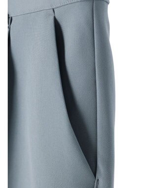 Green Parks きれいシルエットパンツ Sax