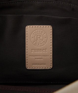 russet 【2025AW新作】レザー横長ショルダーバッグ(CE-1628) GrayBeige