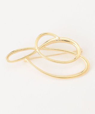 組曲 メタルフープブローチ ゴールド系