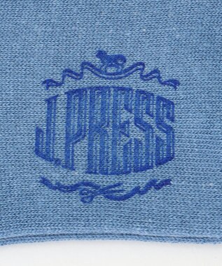 J.PRESS KIDS 【19-26cm】刺繍ソックス サックスブルー系