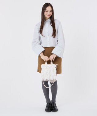 LeSportsac RUFFLE MINI N/S TOTE/メレンゲレースラッフル メレンゲレースラッフル