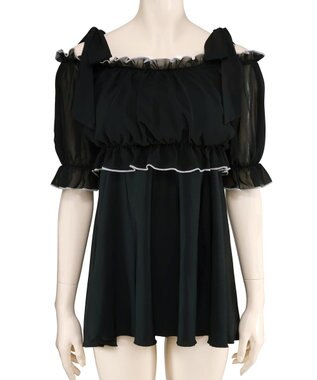 San-ai Resort（三愛水着楽園） WEB限定　Aラインワンピ9号・11号【Big Apple's（ビッグアップルズ）】 クロ