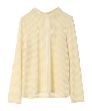 Green Parks ・ＳＵＧＡＲ　ＳＰＯＯＮ　ベロアストライプハイネック Ivory