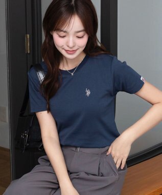 WEGO 【SMLサイズ展開】U.S. POLO ASSN.別注コンパクトTシャツ