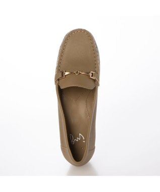 ing <ing>【3E】【サスティナブル】ビット付きモカシューズ ベージュ