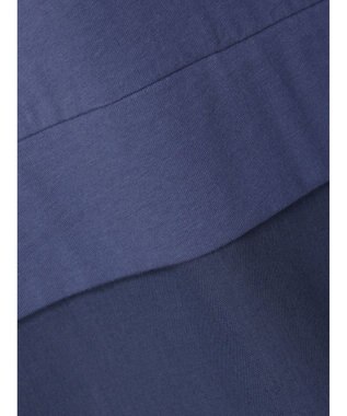 Green Parks 布帛レイヤー半袖チュニック Blue