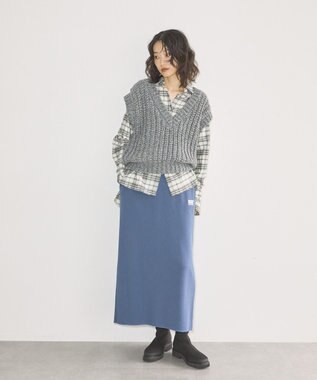 AMERICAN HOLIC Discus 裏毛スカート Blue