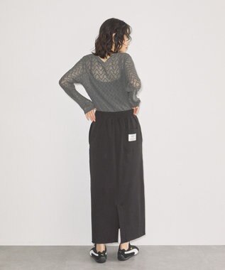 AMERICAN HOLIC Discus 裏毛スカート Black